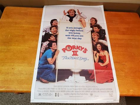 PORKYS II Authentic Movie Poster Original Vintage Folded Theater One ...