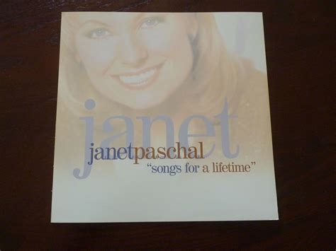 Janet Paschal Songs for a Lifetime LP Record Photo Flat 12x12 Poster ...