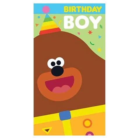 Birthday Boy Hey Duggee Birthday Card (HD005) - Character Brands