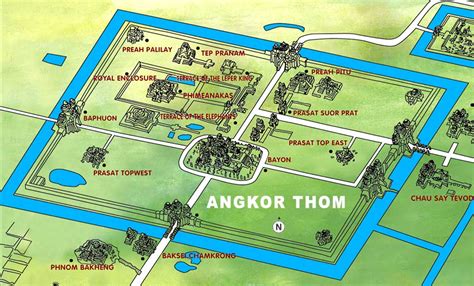 Angkor Wat Area Map