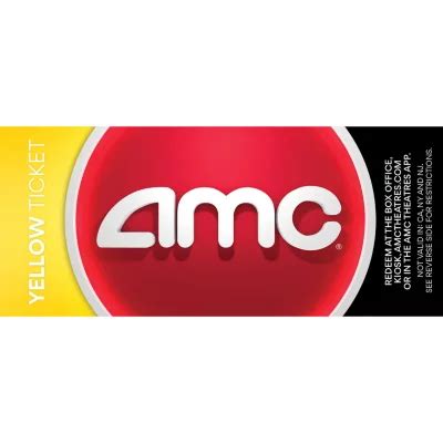 2 AMC Theatres Yellow Tickets - Sam's Club