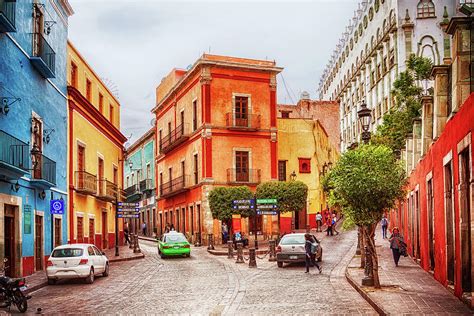 Colorful street in Guanajuato, Mexico Photograph by Tatiana Travelways ...