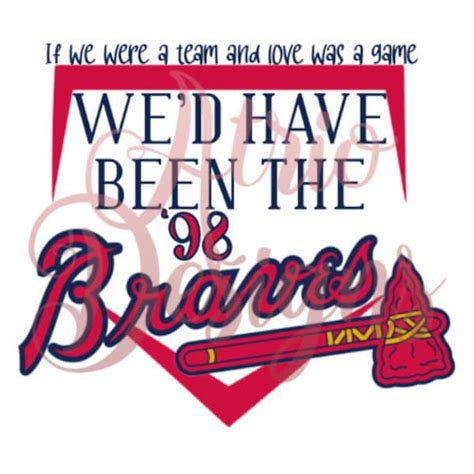 98 Braves Png - Etsy