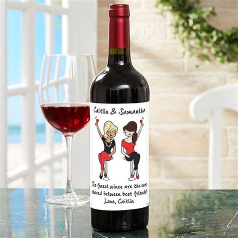 Best Friends philoSophie's Personalized Wine Labels