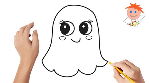 How to draw a ghost | Easy drawings - YouTube