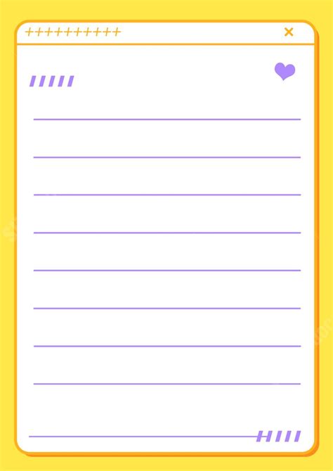 Creative Notebook Page Border And Printable Background in Word - Slidesdocs