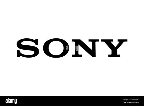 Sony, Logo, White background Stock Photo - Alamy