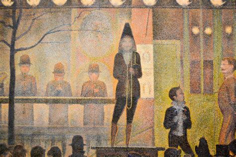 Georges Seurat - Circus Sideshow, 1887 - 1888 | Georges seurat, Seurat ...