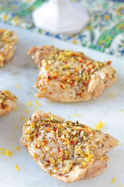 Lemon Herb Crusted Chicken Thighs - Simple Seasonal