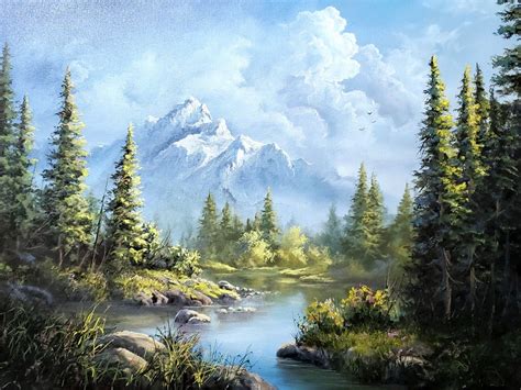 Learn to Paint a CLASSIC LANDSCAPE | Kevin hill paintings, Landscape ...