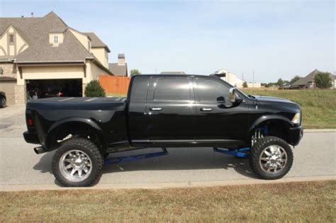 2012 Black Custom Dodge Ram Mega Cab 3500 Dually 10inch lift ...