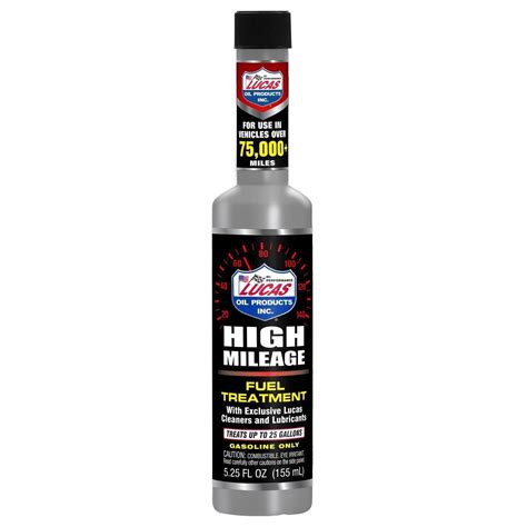 Lucas Oil Products High Mileage Fuel Treatment 5.25oz