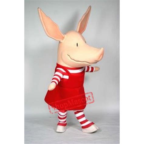 Olivia Pig Mascot Costume