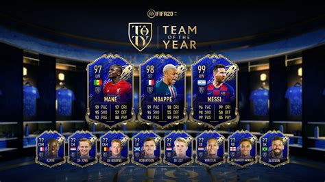 FIFA 20 Team of the Year (TOTY) – FIFPlay