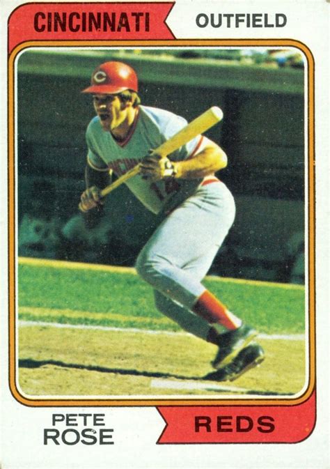 How the 1974 Topps Pete Rose Baseball Card Steamrolled Me Like Ray ...