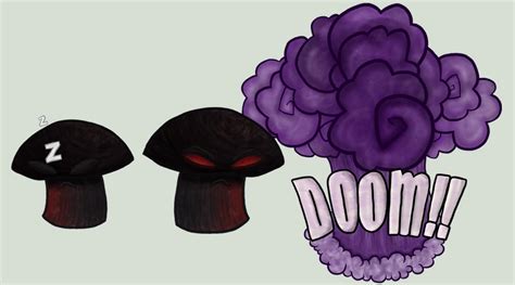 Plants vs Zombies: Doom-Shroom by IceQueen-- on DeviantArt