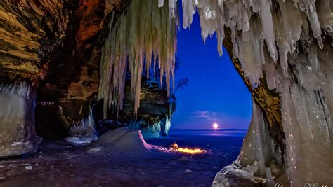 2014 ice caves at Apostle Islands National Lakeshore