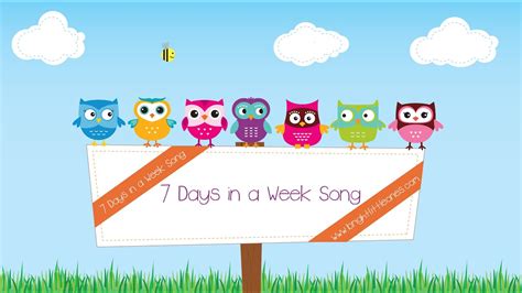 7 Days in a Week Song - YouTube