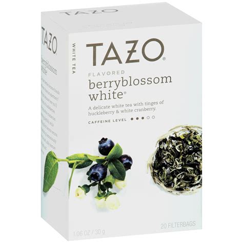 Tazo Berryblossom White Tea Bags, 20 Ct - Walmart.com