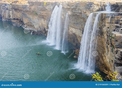 A Colorful Landscape of Chatrakote Fall.the Chitrakote Falls is a ...