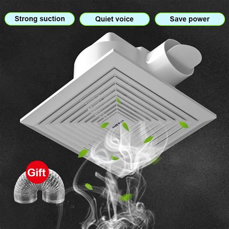 Ventilation Fan 24/27/33.5 CM Ceiling Exhaust Fan Silent Large Suction ...