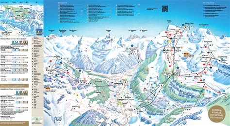 Engelberg Titlis Trail Map • Piste Map • Panoramic Mountain Map