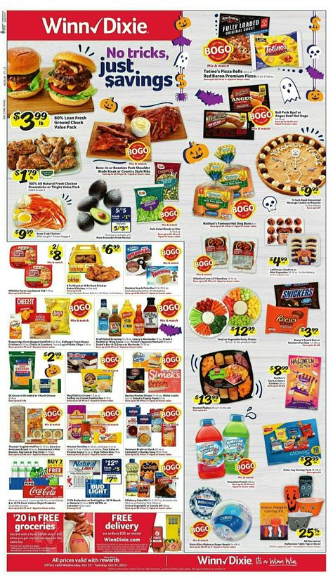 Winn-Dixie Weekly Ad from October 25