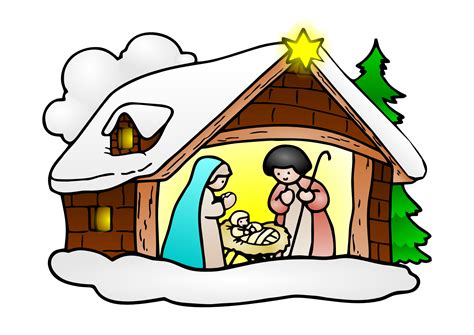 Nativity Scene Clipart Free | Bmw Police Motorcycle