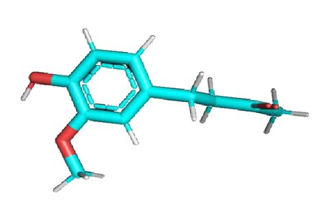 -Three-dimensional representation of Zingerone. | Download Scientific ...