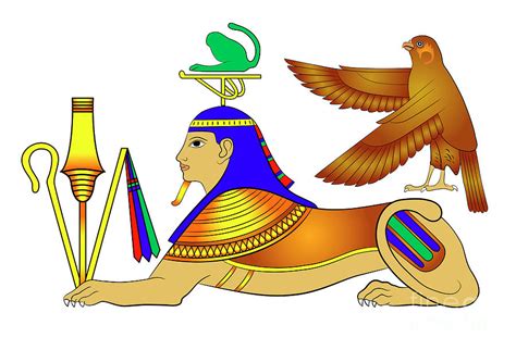 Egyptian Sphinx Drawing | Free download on ClipArtMag