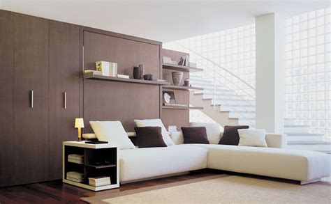 Atoll wall bed for guests | Modern murphy beds, Resource furniture ...