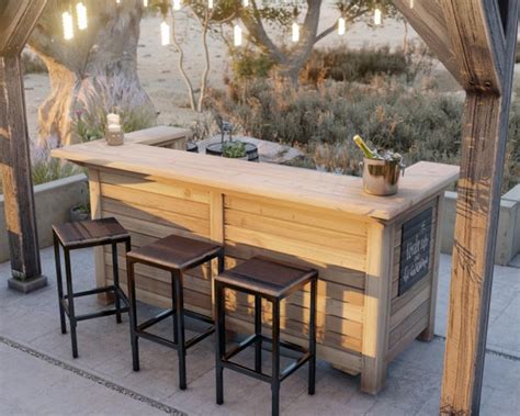 DIY Outdoor Bar Plans - Etsy