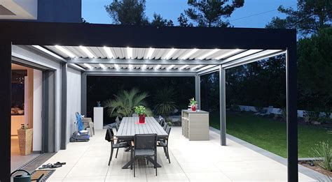 Outdoor Louvred Roof Pergola Aluminum Retractable Canopy Pergola ...