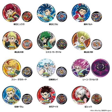 Beyblade Burst Characters List