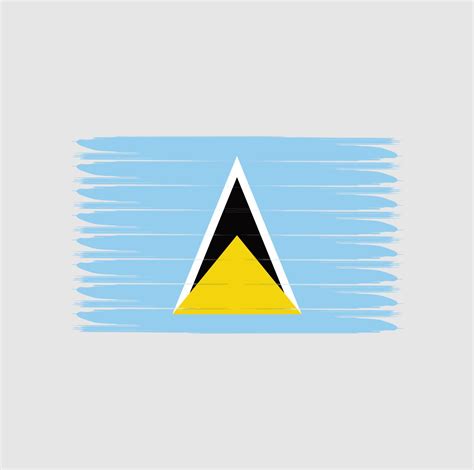 Flag of Saint Lucia with grunge style 5066345 Vector Art at Vecteezy