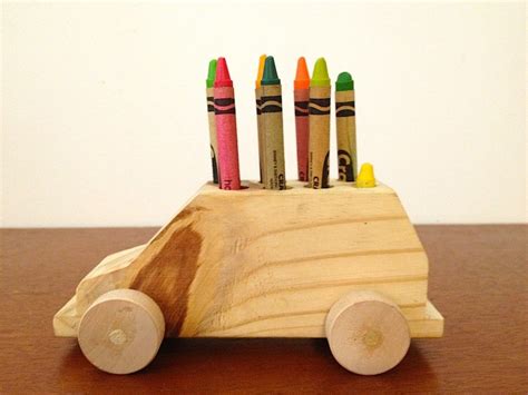 car with functional wheels that also serves as crayon or pen holder ...