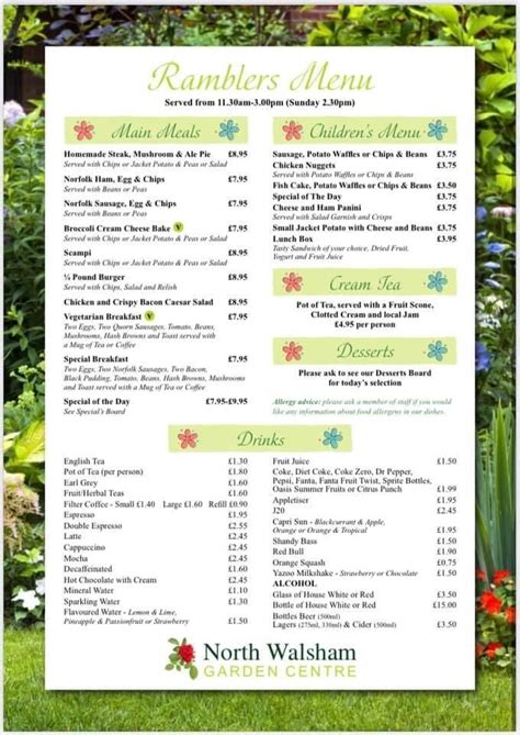 Restaurant | North Walsham Garden Centre