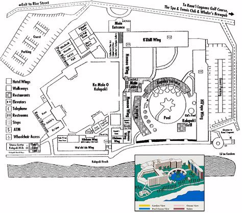 Kauai Marriott Resort Map