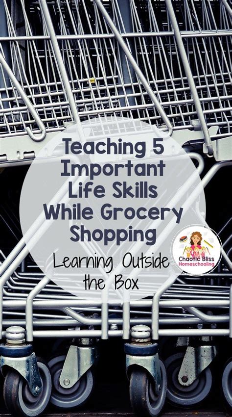 teaching 5 important life skills while grocery shopping Life Skills ...