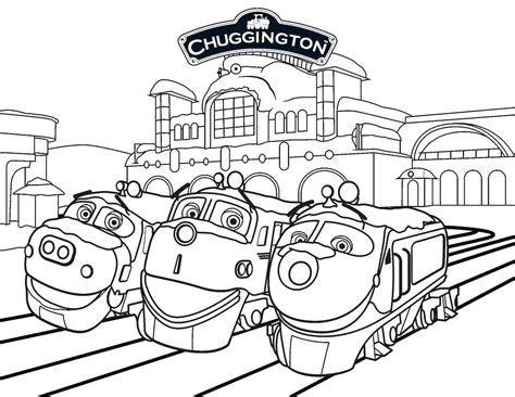 Characters from Chuggington coloring page - Download, Print or Color ...