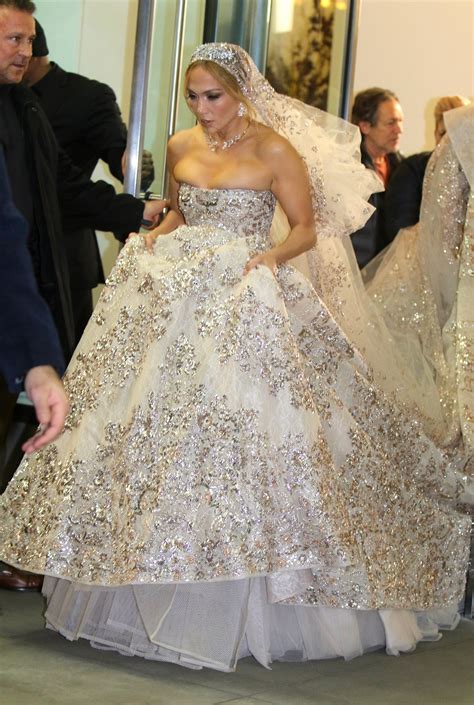 Jennifer Lopez Wears Wedding Dress to Film 'Marry Me' Movie: Pics