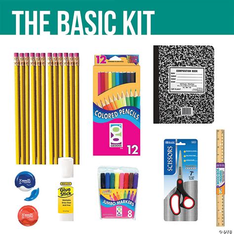 Basic School Supplies Kit - Discontinued