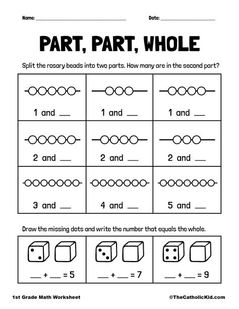 Part Part Whole Worksheet – Imsyaf.com