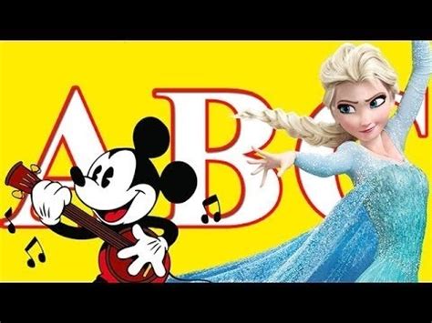 ABC SONG FOR CHILDREN -Walt Disney Characters-NON STOP - YouTube