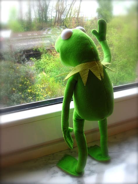 Kermit - Out the window - waiting Blank Template - Imgflip