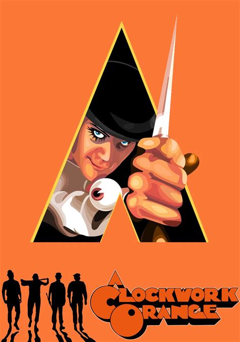 Stanley Kubrick's 1971 A Clockwork Orange Movie Poster 11x17 Malcolm ...