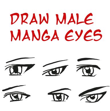 How To Draw Male Manga Eyes - Manga