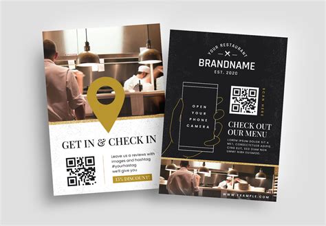 QR Code Flyer Templates for Illustrator - Ai, EPS, Vector - BrandPacks