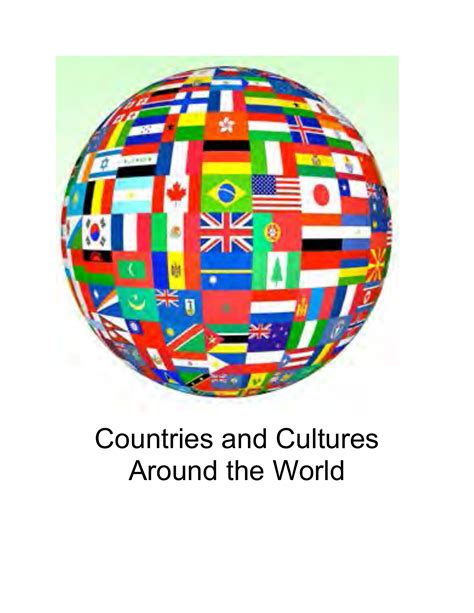 Countries and Cultures Around the World