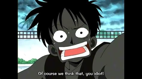 Luffy saying Baka//One Piece - YouTube